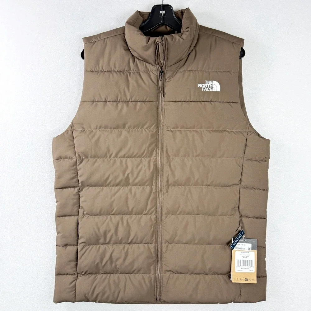 The‎ North Face Aconcagua 3 Down Vest Size M Mens Smokey Brown NEW